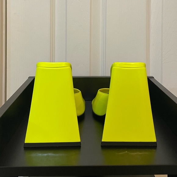 The Attico Devon Slide in Neon Fluo Yellow - Picture 7 of 13